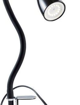 B.K.Licht LED Klemmleuchte Sirius, Dimmfunktion, mehrere Helligkeitsstufen, Leuchtmittel wechselbar, Warmweiß, 3-stufig, dimmbar, flexibler Schwanenhals mit Silikonmantel