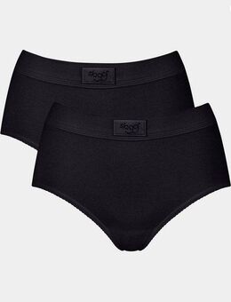 sloggi Slip Double Comfort Maxi 2P (2er Pack) doppellagiges Taillenband