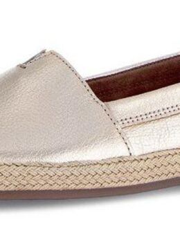 Gabor Slipper, Schlupfschuh, Bequemschuh, Flats mit jutebezogenem Plateau