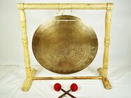 Feng Gong - Sri Yantra Symbol - Gravur - 4,3 kg ⌀ 61 cm - Klangmassage - Bad Staffelstein Zentrum