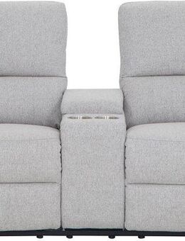 Home affaire 2-Sitzer TOURNAY, 2er-Kinosofa, Liegesofa, TV-Sessel, Multimedia-Sofa, mit manueller Relaxfunktion, Getränkehalter, Staufach