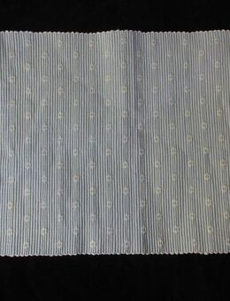 TCM Tchibo Platzset Tischset 30 x 50 cm Blümchen-Muster Fransen reine Baumwolle hellblau 2,50 - Flensburg
