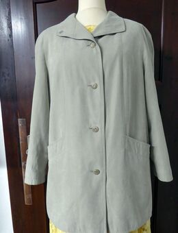 Damen Jacke / Übergangsjacke, hell grün, Lederoptik, Gr. 42 - Gütersloh