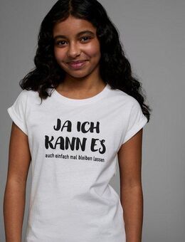 KIDSWORLD T-Shirt Ja ich kann es ... Kurzarm, bequeme Passform, mit coolen Statements