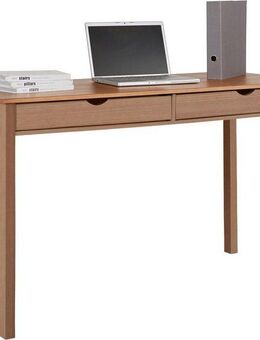 INOSIGN Schreibtisch Gava, aus massiven Kiefernholz, mit praktischen Griffmulden, Breite 140 cm