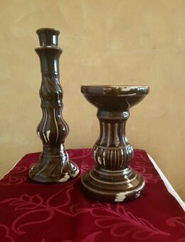 Zwei schöne Kerzenhalter, jeweils für schlanke und breite Kerzen, unbenutzt - Nürnberg Zentrum