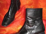 NEU * Edel * klassisch * Echt Leder * Stiefeletten * Stiefel * Ankle Boots "Gabor" Gr. 39½ * 6½ * schwarz * Gothic * - Riedlingen