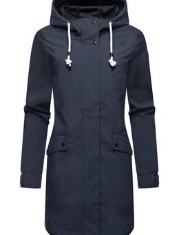 Ragwear Softshellmantel Tinsley Shell wasser- und winddichte Damen Softshelljacke