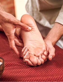 Fußmassage, ihr Wellnessmasseur für Zuhause - Essen
