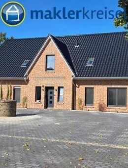 Kurz vor Fertigstellung! Ebenerdige Neubauwohnung mit Sonnenterrasse und Carport - Aurich