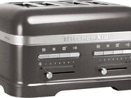 KitchenAid Toaster Artisan 5KMT4205EMS MEDALLION-SILBER, 4 kurze Schlitze, für 4 Scheiben, 2500 W, mit Sandwichzange