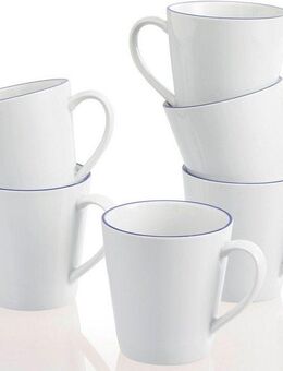 Retsch Arzberg Becher Heike Blaurand, Porzellan, 6-teilig, Made in Germany