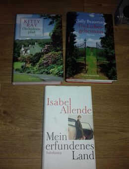 Kitty Ray-Orchideenpfad(Mängelexemplar , Sally Beauman-Das Liebesgeheimnis und Isabel Allende-Mein erfundenes Land  HC - Euskirchen