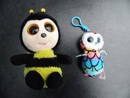 Ty Glubschis: Eule Aria Schlüsselanhänger 10 cm+Biene Plüschtier 15 cm je 3,- - Flensburg