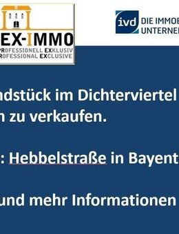 Baugrundstück im Dichterviertel mit 1109 qm (Bayenthal) - Hebbelstraße - Köln