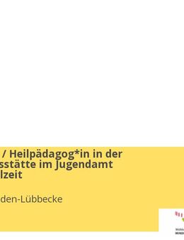 Erzieher*in / Heilpädagog*in in der Kindertagesstätte im Jugendamt Vollzeit/Teilzeit - Minden (Nordrhein-Westfalen)
