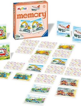 Ravensburger Spiel My first memory® Fahrzeuge, Legespiel, Made in Europe