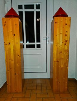 Rarität! 2 massive Holzsäulen Dekoration Kinderzimmer massiv Holz TOP Zustand! - Sundern (Sauerland) Zentrum