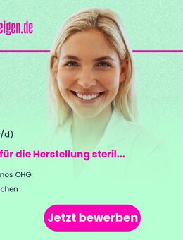PTA für die Herstellung steriler Arzneimittel (m/w/d) Labor - Aachen
