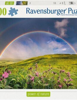 Ravensburger Puzzle power of nature, Spektakulärer Regenbogen, 1500 Puzzleteile, Made in Germany