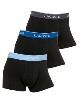 Lacoste Boxershorts enge Boxershorts Lacoste Herren Premium (Packung, 3-St., 3er-Pack) mit Lacoste Logobund