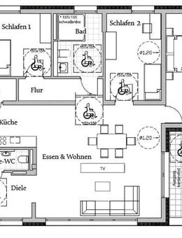 Familientraum - 4 Zimmer Neubauwohnung (teilw. rollstuhlgerecht) - Rümmingen