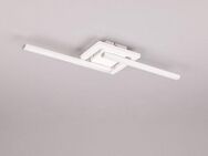 my home LED Deckenleuchte DAVINIA, als Deckenlampe oder Wandlampe mögl, LED Stäbe schwenkbar, LED fest integriert, Neutralweiß, neutral 4000K 1950 Lumen 54x16 cm beweglich Flurlampe Wohnzimmerlampe