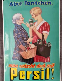 Persil Emailleschild "Aber Tantchen...." - Ravensburg