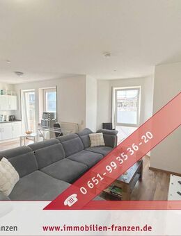 Trier: 50?m² moderne 2-Zimmer-Wohnung in Toplage - mit zwei Garagenplätzen, ideal für Eigennutzer oder Kapitalanleger - Trier