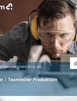 Vorarbeiter / Teamleiter Produktion (m/w/d) - Pfreimd