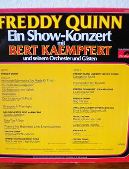 Freddy Quinn-Ein Show-Konzert mit Bert Kaempfert-Vinyl-LP,1977 - Linnich