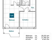 Hier macht wohnen Spaß: individuelle 2-Zimmer-Wohnung - Dresden