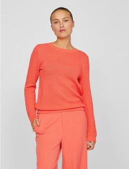 Vila Rundhalspullover VIDALO O-NECK L/S KNIT TOP- NOOS