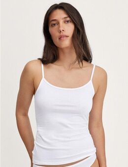 CALIDA Unterhemd Essential Cotton schmale Träger, tiefer Rundhalsausschnitt