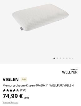 Memoryschaumkissen abzugeben, NEU - Mönchengladbach