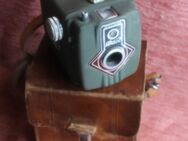Grüne Dacia Kamera-Box mit Original-Lederbox - Bad Belzig