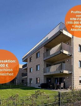 Einziehen und Wohlfühlen! *Attraktive Neubauwohnung mit Garten in Recke* - Recke