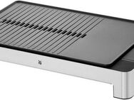 WMF Tischgrill LONO flach & gerippt, 2300 W, stufenlose Temperatureinstellung, antihaftbeschichtete Grillplatte