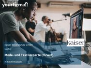 Mode- und Textilexperte (m/w/d) - Kleinheubach