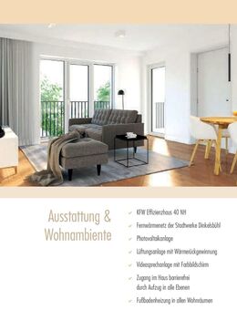 3,5 Zimmerw. mit riesiger Dachterrasse und Personenaufzug KFW 40 Haus - Dinkelsbühl