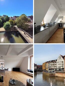 * PREMIUM - CITYWOHNEN * außergewöhnliche 2 Zi-MAISONETTE-Whg. mit EINBAUKÜCHE + PEGNITZBLICK - Nürnberg