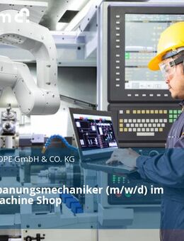 CNC-Zerspanungsmechaniker (m/w/d) im Bereich Machine Shop - Lüdersdorf