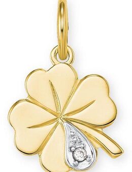 Amor Kettenanhänger Kleeblatt, 9038923, mit Diamant