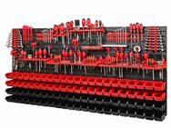 Lagersystem Werkzeugwand Set Werkzeughaltern mit Lochwand Lagersystem Warkzeuglochwand Wandregal Werkstattregal Set - Wuppertal