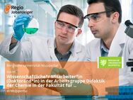 Wissenschaftliche*r Mitarbeiter*in (Doktorand*in) in der Arbeitsgruppe Didaktik der Chemie in der Fakultät für Mathematik und Naturwissenschaften - Wuppertal