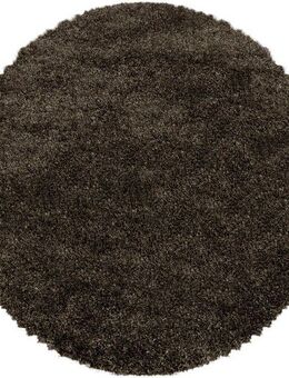 Ayyildiz Teppiche Hochflor-Teppich FLUFFY 3500, rund, Höhe: 50 mm, Langflor, Shaggy, uni, robust, auch rechteckig erhältlich, Wohnzimmer