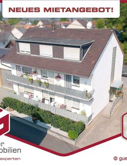 Charmante Etagenwohnung mit Balkon, Garage, Gäste-WC und neuwertigem Wannenbad in Flerzheim - Rheinbach