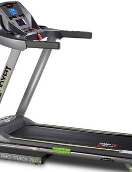 STAMM BODYFIT Laufband PRO TRACK 20.0 (mit integrierten Handpulssensoren), bis max. 20 km/h, klappbar, mit Steigung, 130 kg max. Benutzergewicht