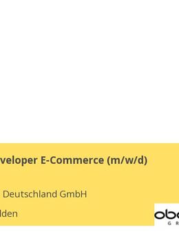 Concept Developer E-Commerce (m/w/d) - Kiefersfelden