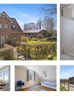 Landhausstil trifft auf Moderne: Großes Einfamilienhaus mit 5,3 Hektar Land in Flemhude - Quarnbek